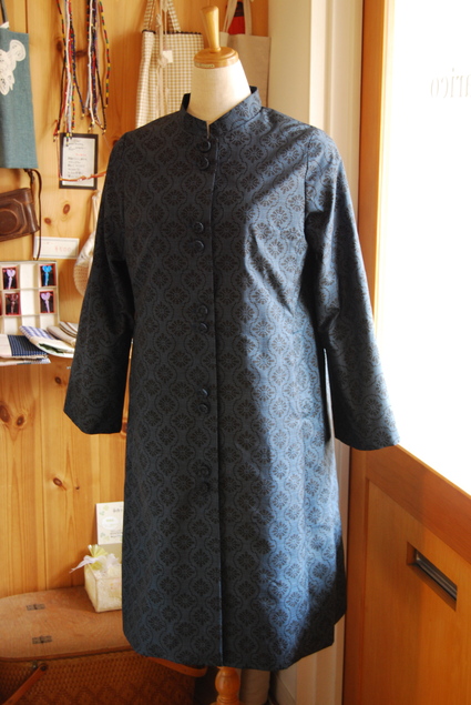 着物リメイク・大島コート_d0127925_13464017.jpg