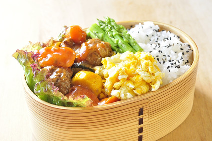 豆腐入り肉団子の甘酢餡弁当_b0171098_844232.jpg