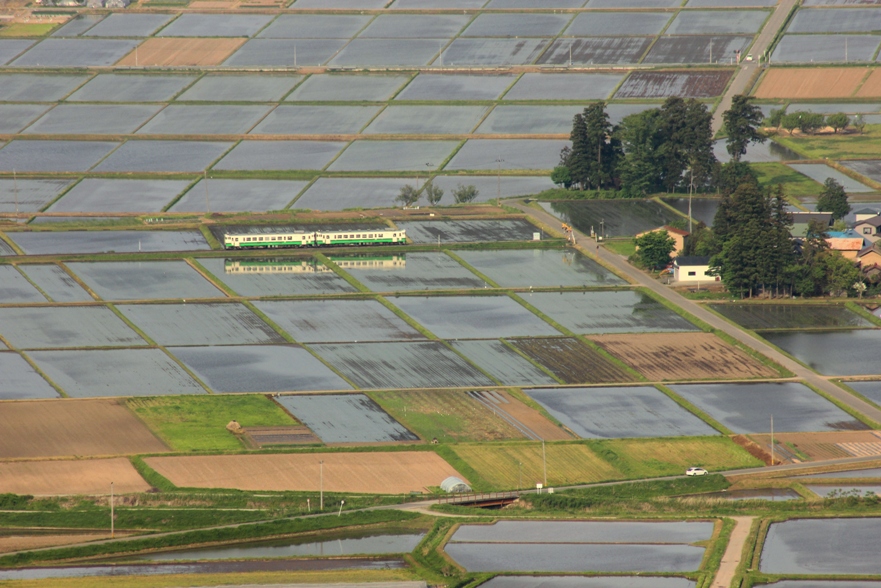 田んぼ水鏡_f0174989_9205077.jpg