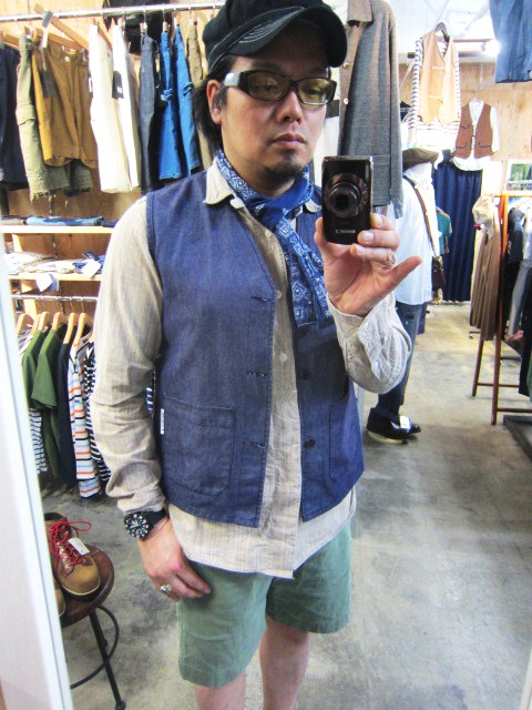 上質な柿渋WORK SHIRTS は・・・こう着る!★? By SUNNY_d0152280_0123754.jpg