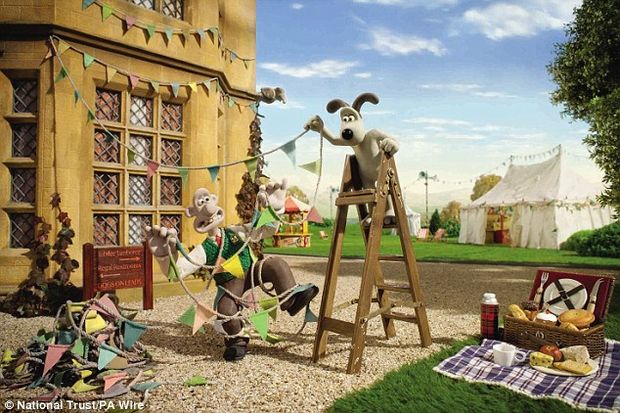 Wallace and Gromit in National Trust\'s A Jubilee Bunt-a-thon _d0148729_20573925.jpg