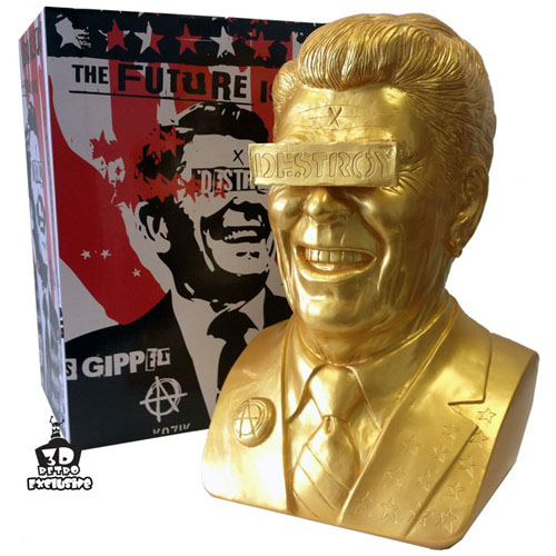3DRetro Exclusive Gipper Reagan Bust in Gold_e0118156_21534065.jpg