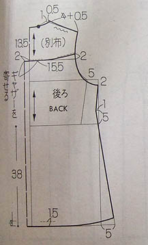 製図　後ろ見頃・襟・袖。_a0118306_11223383.jpg