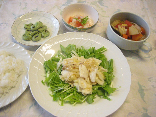 いかをさばいて、イカマヨ　サラダ　野菜スープへの道_d0031682_7133568.jpg
