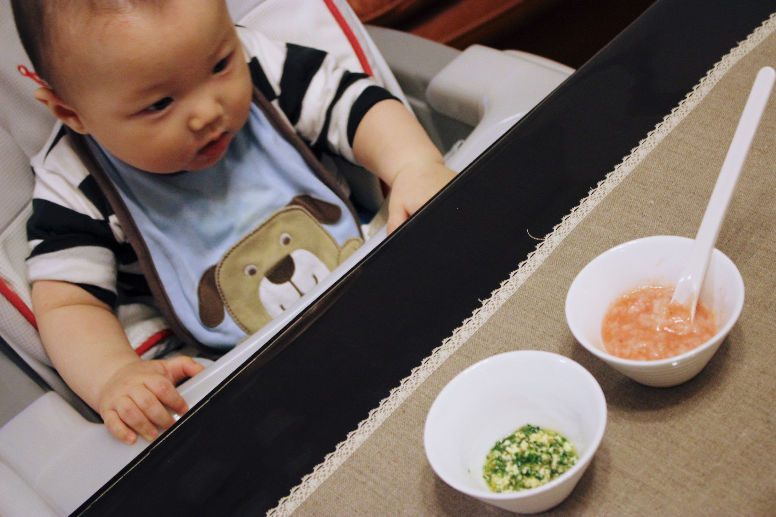 6ヶ月 今日の離乳食と授乳間隔 渋谷ol通信v2 只今育児ブログ更新中