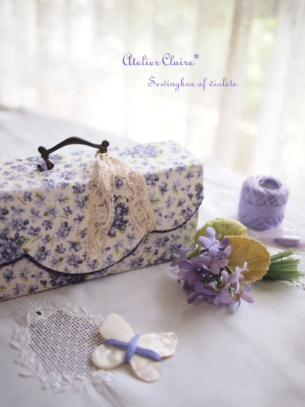 Sewingbox of violets完成しました♪_a0157409_8202552.jpg