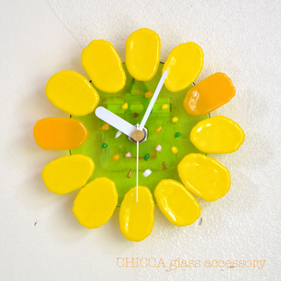 ひまわりの時計 Chicca Glass Accessory ひまわりの時計 Chicca Glass Accessory