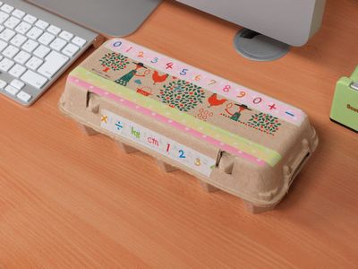 MOTTAINAIたまごのパック活用法(その1)文具入れ_e0105047_16363528.jpg