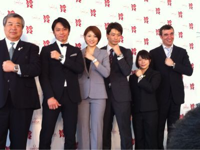 ロンドン五輪出場内定選手壮行会/オメガ_f0039351_13334622.jpg