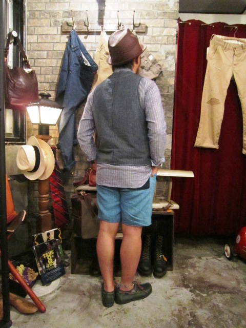 RIDING HIGH \"2TONE LINEN SHORTS\" ご紹介_f0191324_99148.jpg