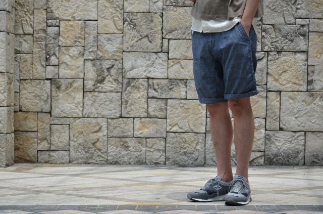 white mountaineering/HIGH DENSITY SATIN EASY HALF PANTS _d0158579_20181544.jpg
