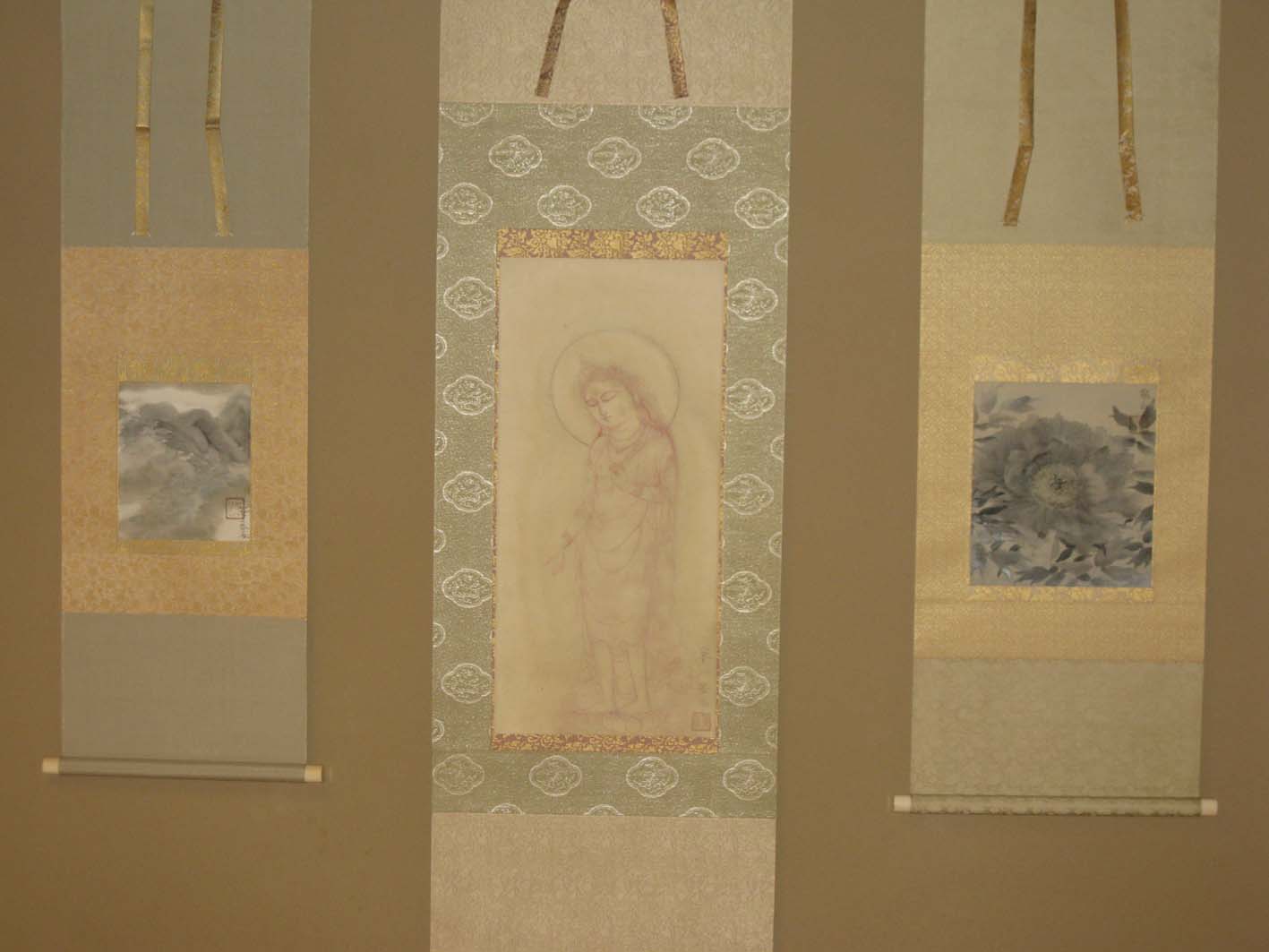 ◇村上華岳 「聖蓮華（しょうれんげ）」木版画 メナード美術館