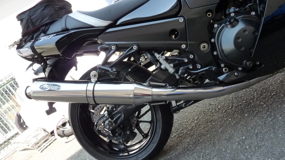 ZZR1400ノジマフルエキ1本出し格安バフ掛け@BUNBUN4649 : peacepact
