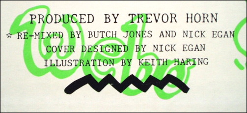 ジャケ買い　キースヘリングレコード5セット　マルコム・マクラーレンharing ジャケ買い キースヘリングレコード5セット マルコム