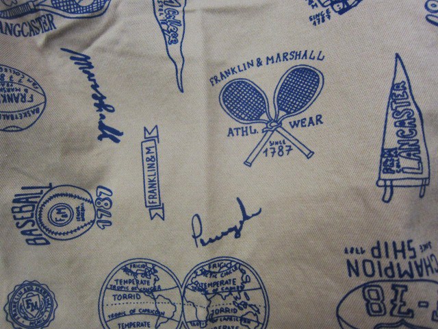 FRANKLIN MARSHALL ・・・ PRINT SHORT PANTS (MITCH)_d0152280_021269.jpg