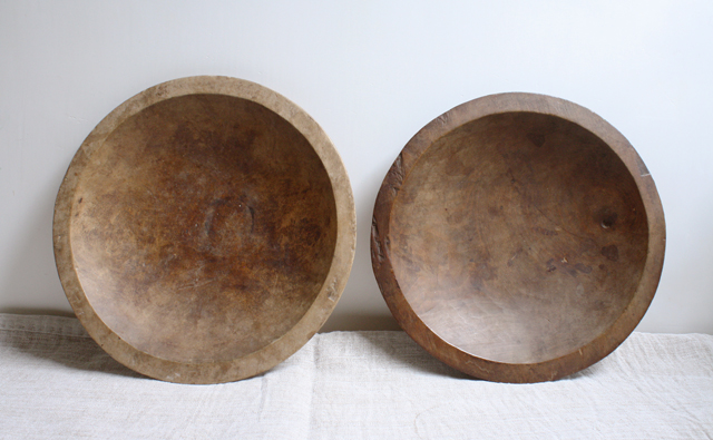 古道具　繭皿　枯れた木皿　② 木繭皿– 山竹｜Koya Sanju