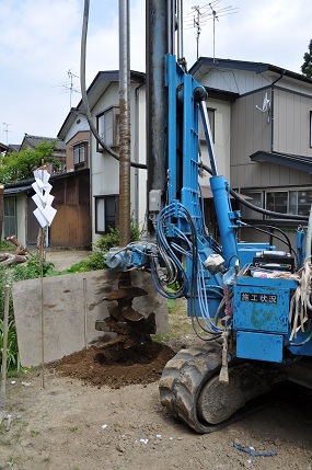 現場の様子(新町の家)_c0247768_1554041.jpg