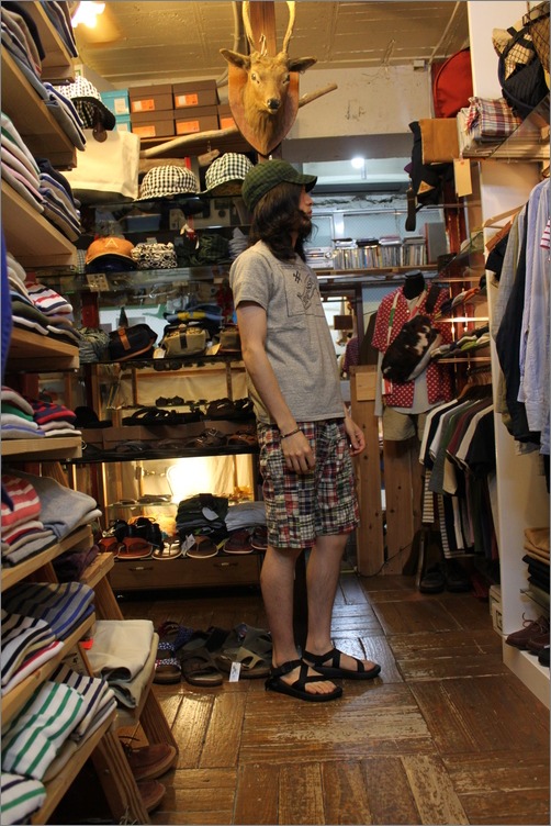 【STEVENSON OVERALL】Martinsyde Tee×【LEFTY O DOULS】パッチワークショーツ_b0102140_19191444.jpg