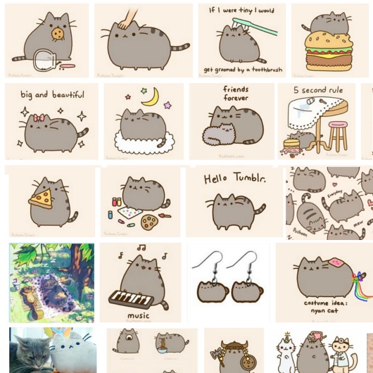 とってもカワイイ猫キャラのGIFアニメ・ブログ、Pusheen the Cat_b0007805_2146043.jpg