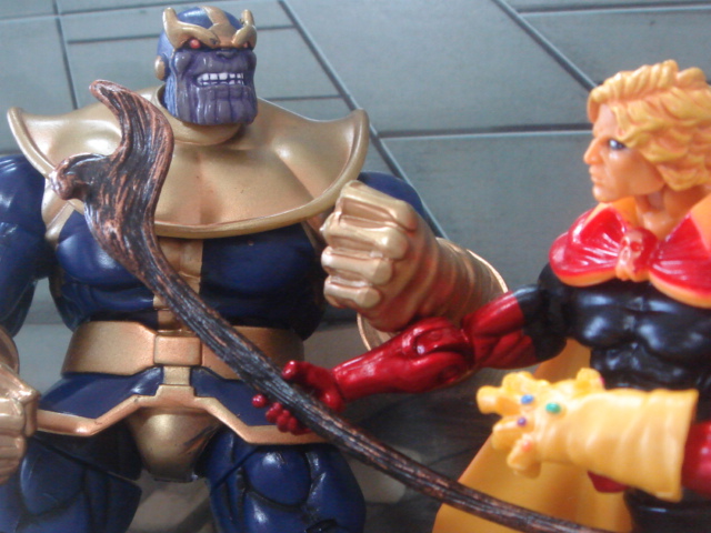 サノス&アダム・ウォーロック　マーベルユニバースコミックパック マーベル・ユニバース サノス＆アダム・ウォーロック : 遊慈の