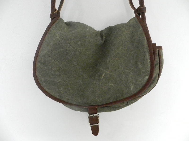 SQUAT original reproduction hunting bag with vintage linen_f0226051_12131655.jpg