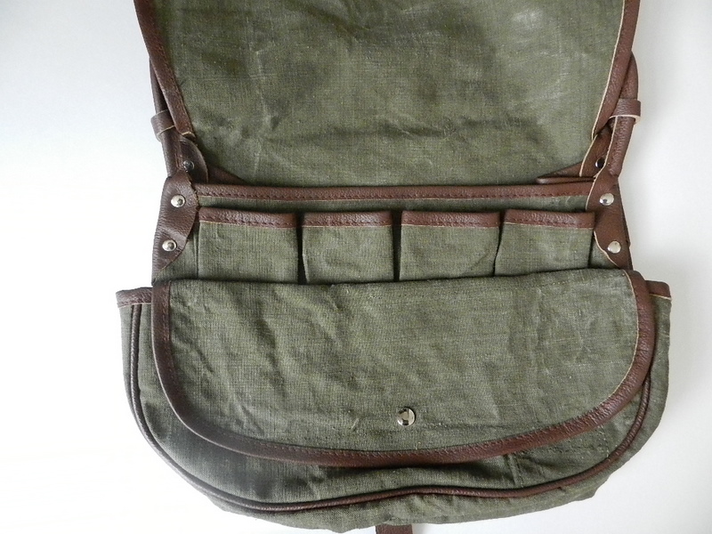 SQUAT original reproduction hunting bag with vintage linen_f0226051_12162080.jpg