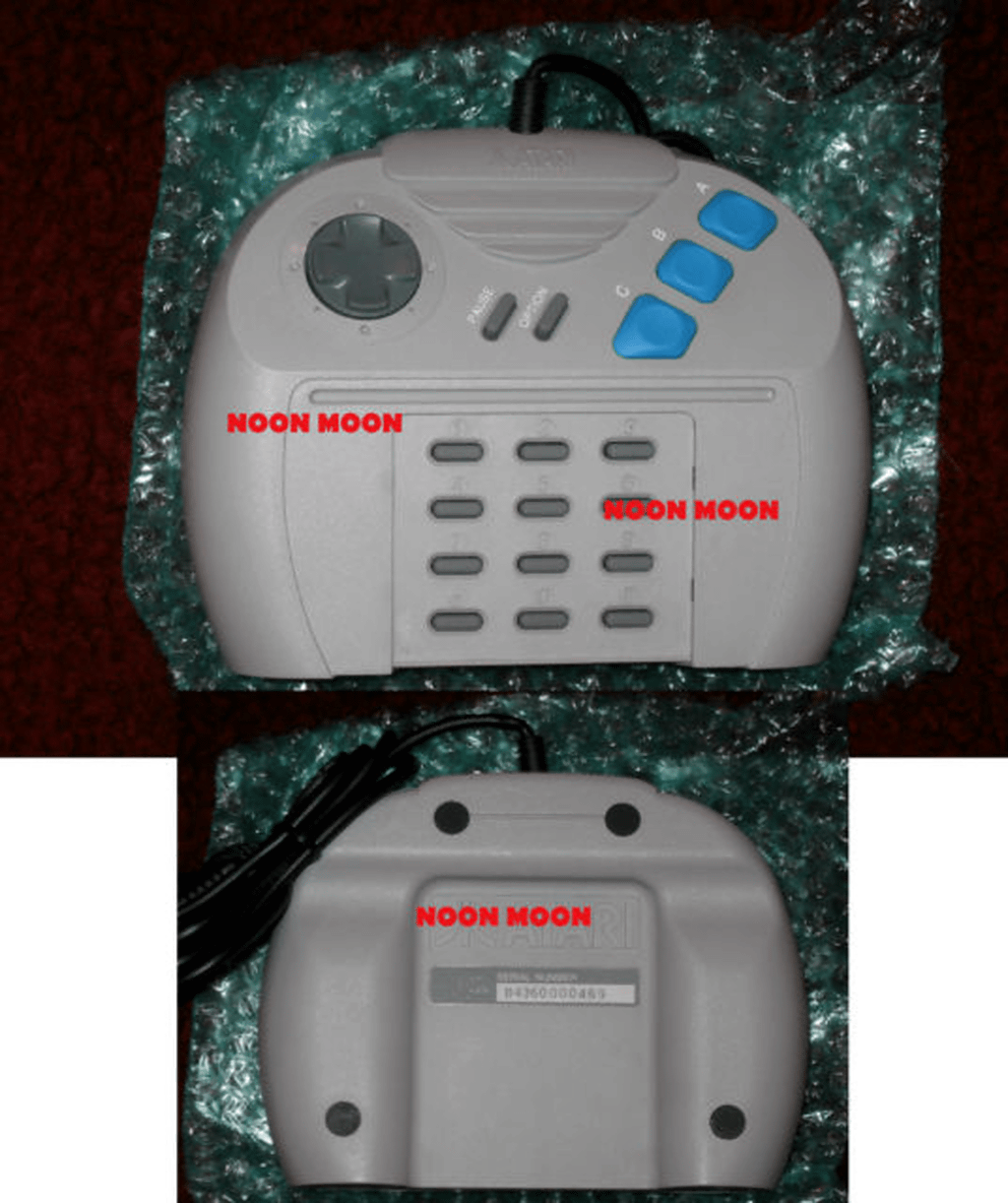 ジャガーのコントローラの プロトタイプ ゲームパッド地下秘密 ジャガーのコントローラの プロトタイプ ゲームパッド地下秘密
