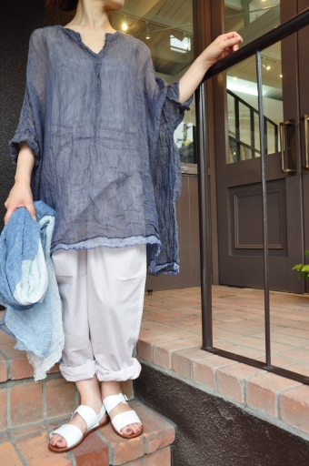 sale☆daniela gregis ダニエラグレジス バンドカラー ブラウス BRAND: Daniela Gregis ITEM: Blouse MATERIAL: 100%Cotton COLOR