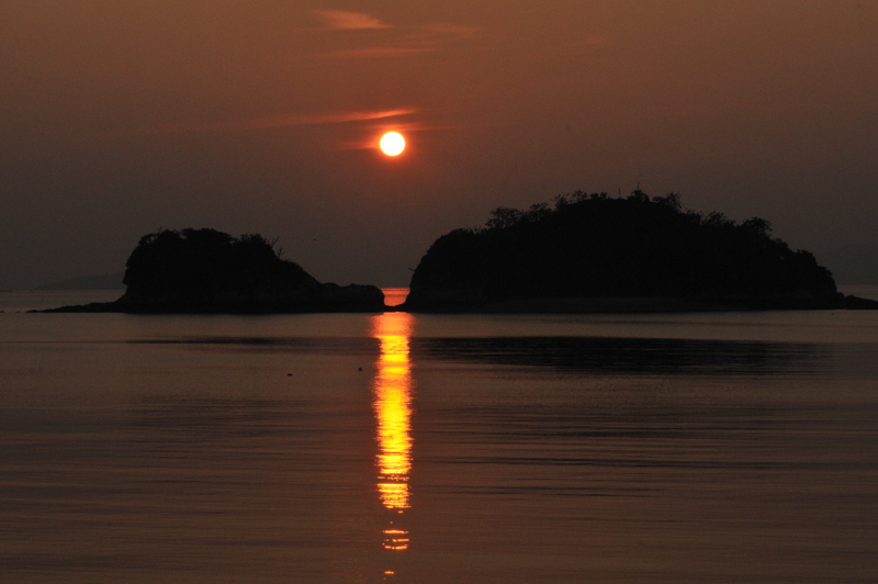 久しぶりの鴨池からの夕景_f0184314_21131137.jpg