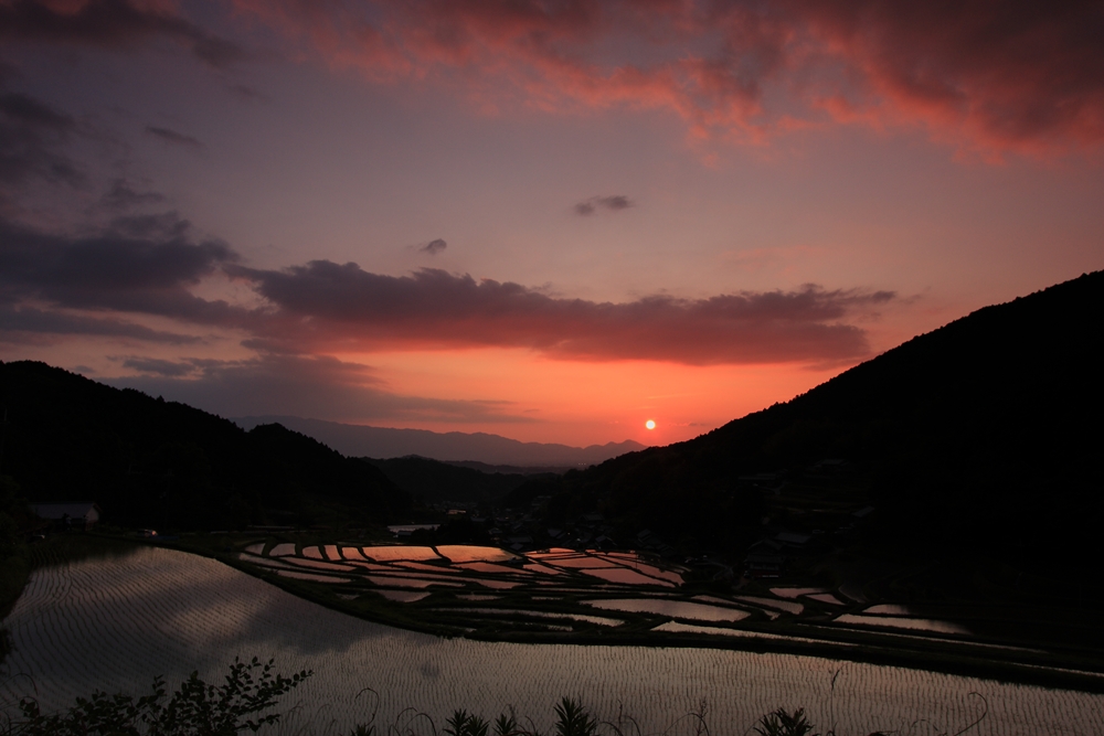 明日香村　～細川からの落陽～_e0194050_22402127.jpg