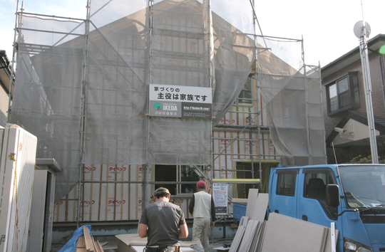 O様邸「南通り築地の家」 工事中です。_f0150893_19381869.jpg