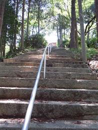 長い階段 フーフー(汗)_e0175370_1446911.jpg