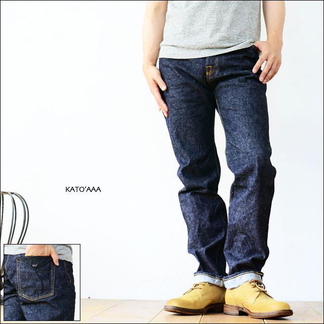 【2024】お歳暮・冬ギフト KATO'AAA FIT STRAIGHT NARROW VINTAGE [カトートリプルエー] パンツ