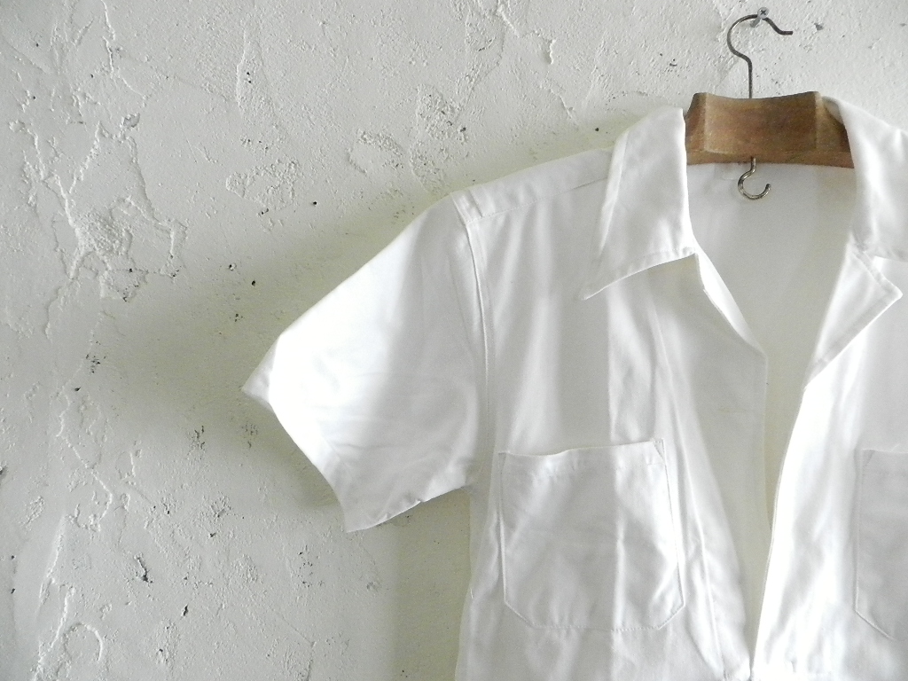 Italian marine white pull over shirts dead stock_f0226051_12165312.jpg