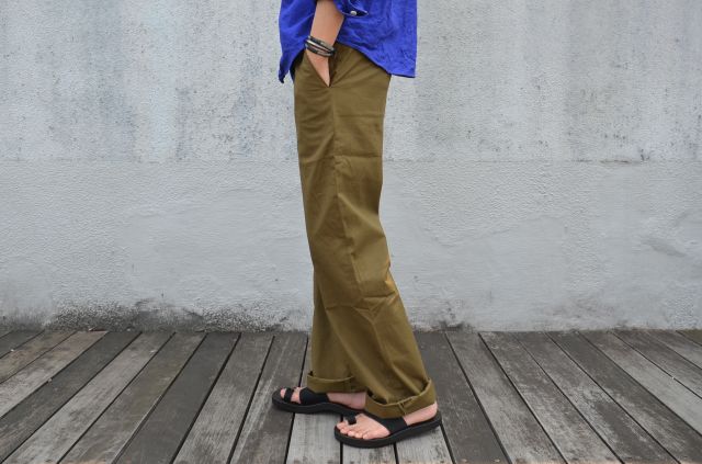 frank leder-MUD COTTON LIGHT WEIGHT TROUSER -_d0158579_16273528.jpg