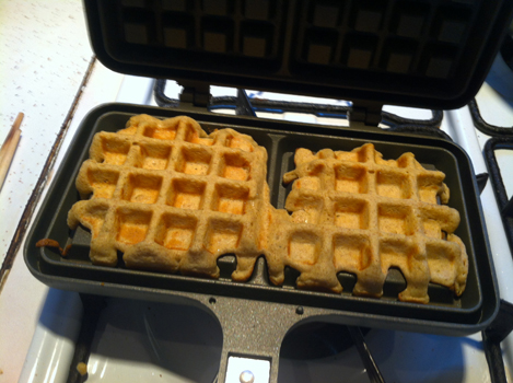 糖質制限ワッフル_c0213200_1915409.jpg