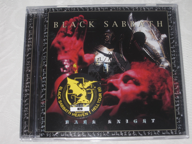 BLACK SABBATH / DARK KNIGHT_b0042308_17443788.jpg