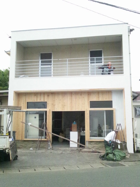 外壁工事−3とおきゃくさま_c0246783_21473736.jpg