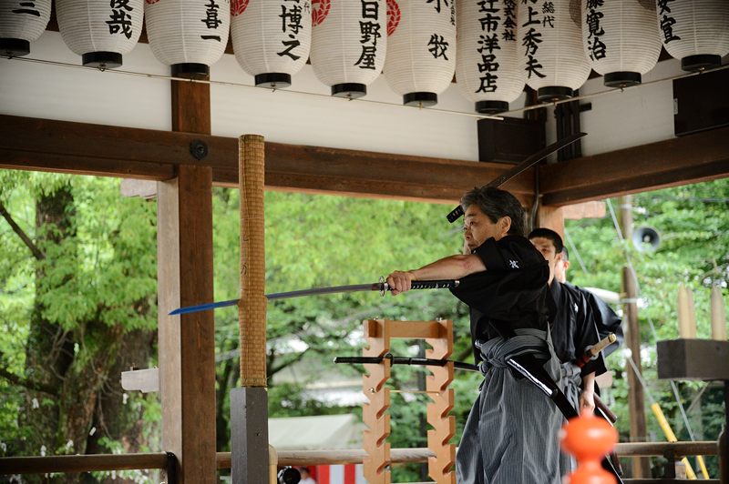 藤森神社・紫陽花祭　居合い奉納_f0032011_19561354.jpg