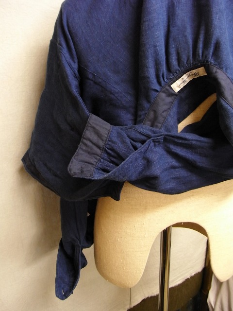 classic frenchwork linen shirt　本藍_f0049745_182334.jpg