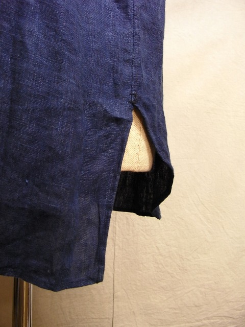 classic frenchwork linen shirt　本藍_f0049745_17533561.jpg