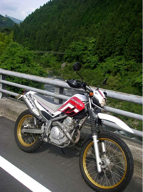 YAMAHA　SEROW250 in 面河ダム周回道路にて（愛媛県）_f0208665_7325983.jpg