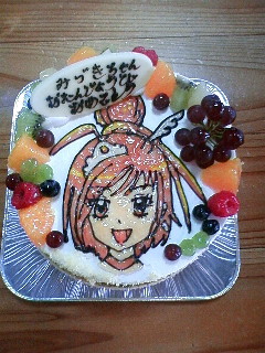 プリキュアのイラストケーキ 手づくりパンとお菓子 ハモニカ プリキュアのイラストケーキ 手づくりパンとお菓子 ハモニカ