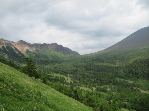 浅間山(前掛山)　下山_a0104890_22305666.jpg