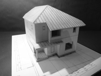 42・木造住宅の改修 「タブノキのある家」の検討模型 その1_c0195909_223148100.jpg
