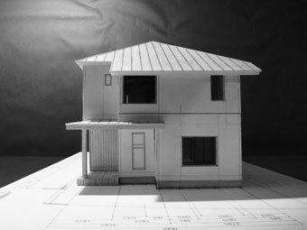 42・木造住宅の改修 「タブノキのある家」の検討模型 その1_c0195909_22321839.jpg