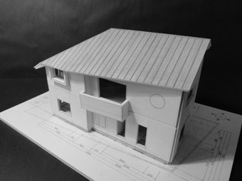 42・木造住宅の改修 「タブノキのある家」の検討模型 その1_c0195909_22325449.jpg