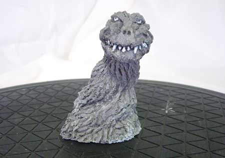 てんつく工芸 総攻撃ゴジラ胸像 オマケ付き レジンキット【未開封】 ゴジラ1995胸像・ゴジラJr.付き : てんつく工芸作品集