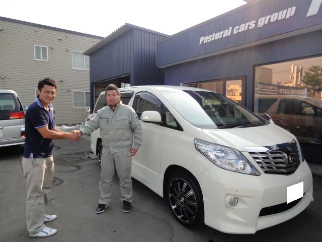 ☆アルファード待望のお納車となりました!!☆(伏古店)_c0161601_21434360.jpg