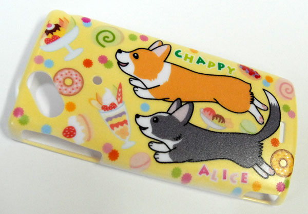 チャッピーくん・アリスちゃんスマフォカバーとマグカップ_d0102523_23745.jpg